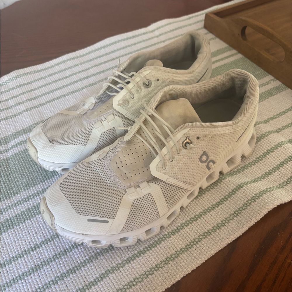 On cloud running shoes